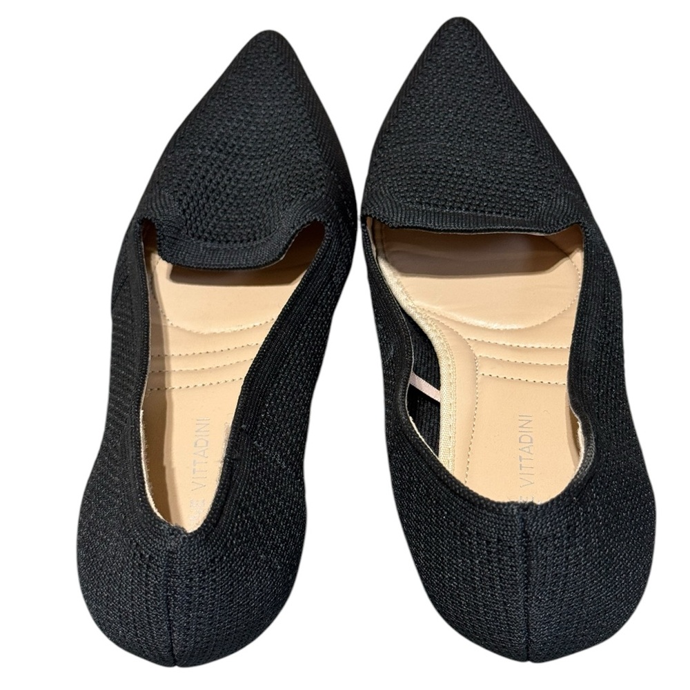 Adrienne Vittadini Women's Skippy Stretch Kitten Heel Pumps Women's Shoes